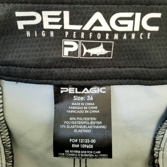 Pelagic Shorts Pelagic Black Camo Ocean Master High Performance